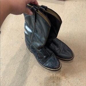 Women’s ACME Black Leather Boots